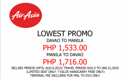 AIRASIA LOWEST PROMO aug3